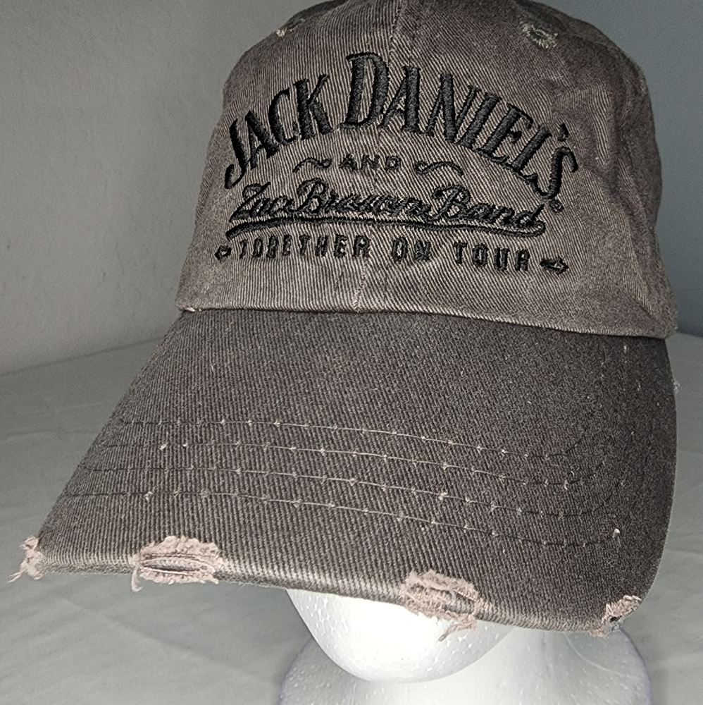 Jack Daniels Zac Brown Band Distressed Baseball Cap Hat